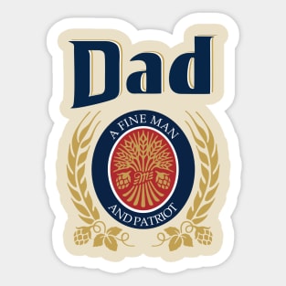 Fathers Day - Beer Label Sticker